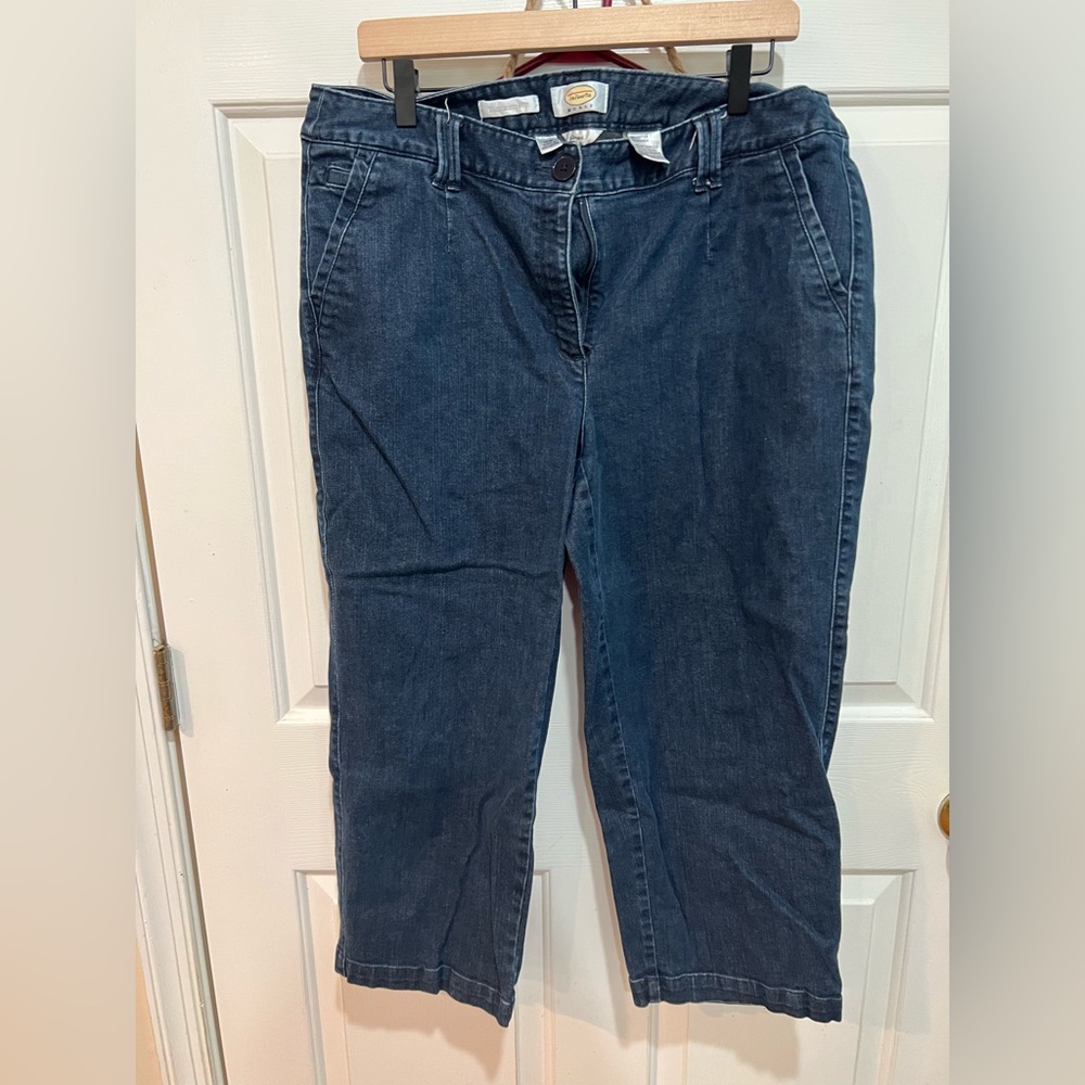 Talbots Women’s Tailored Fit Stretch Jeans - size 16W - 98% cotton, 2% spandex